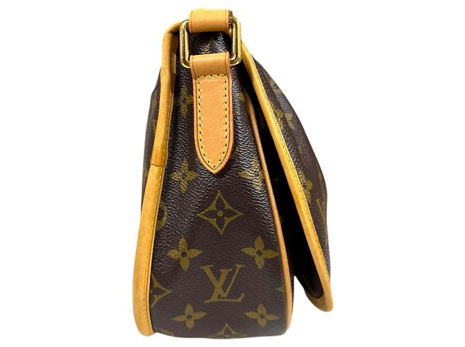 Borsa a tracolla Louis Vuitton Menilmontant PM Monogram Marrone - vista 4