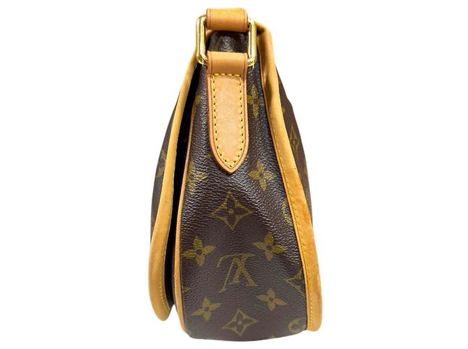Borsa a tracolla Louis Vuitton Menilmontant PM Monogram Marrone - vista 5