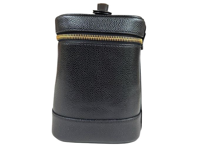 Chanel Vertical Vanity Case Handtasche Schwarz - Ansicht 5