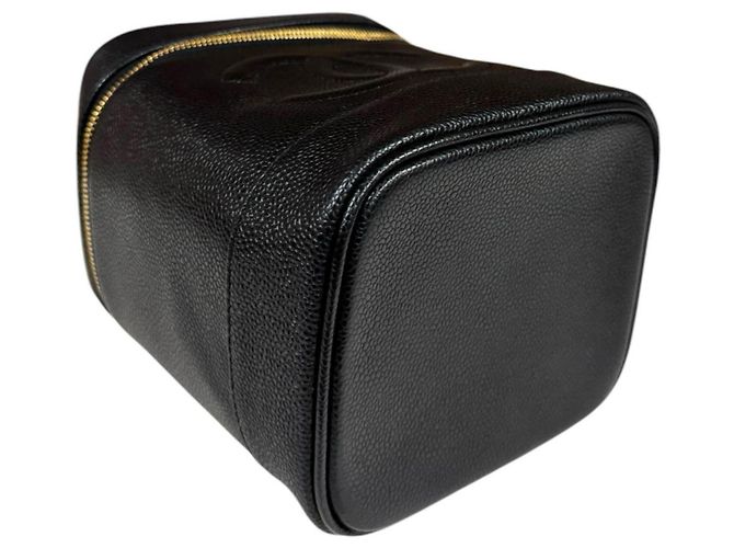 Chanel Vertical Vanity Case Handtasche Schwarz - Ansicht 6