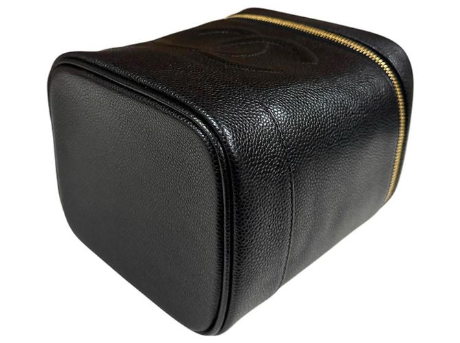 Chanel Vertical Vanity Case Handtasche Schwarz - Ansicht 7