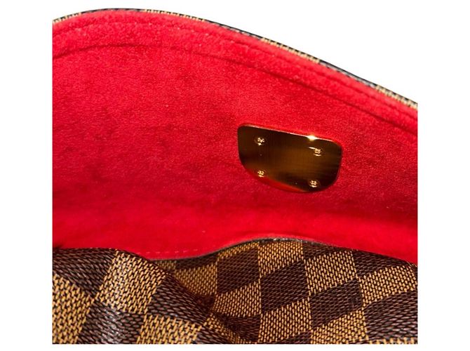 Borsa a tracolla Louis Vuitton Ravello GM Damier Castaño Damier ebene - vista 10