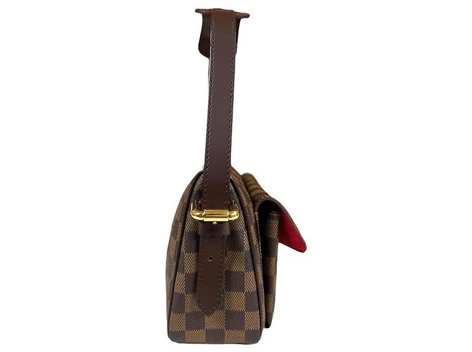 Borsa a tracolla Louis Vuitton Ravello GM Damier Castaño Damier ebene - vista 4