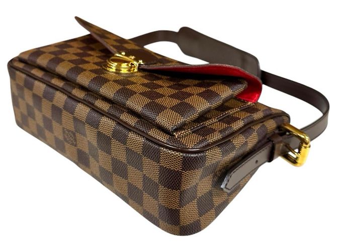 Borsa a tracolla Louis Vuitton Ravello GM Damier Castaño Damier ebene - vista 6