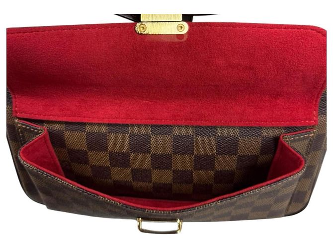 Borsa a tracolla Louis Vuitton Ravello GM Damier Castaño Damier ebene - vista 9