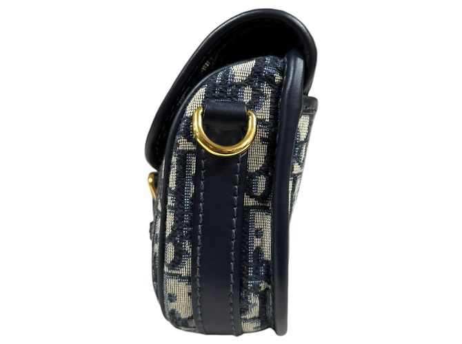 Borsa a tracolla Christian Dior Dior Bobby Oblique Blu navy - vista 5