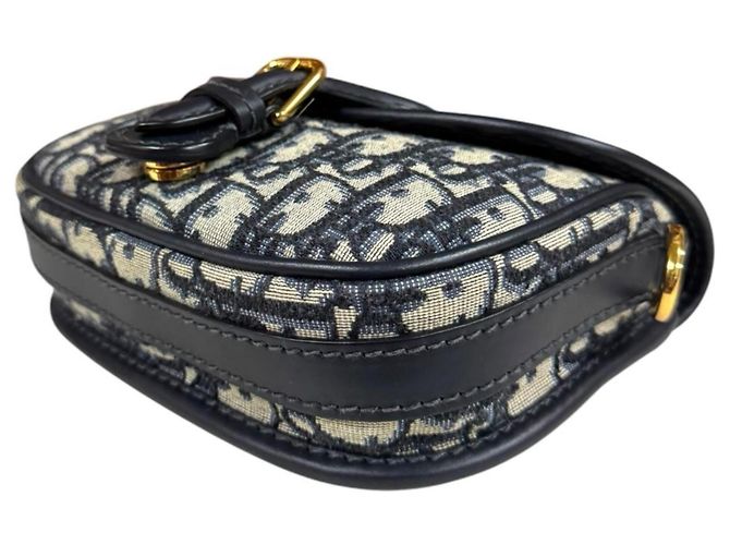Borsa a tracolla Christian Dior Dior Bobby Oblique Blu navy - vista 6