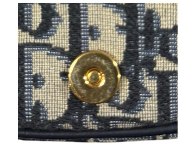 Borsa a tracolla Christian Dior Dior Bobby Oblique Blu navy - vista 9