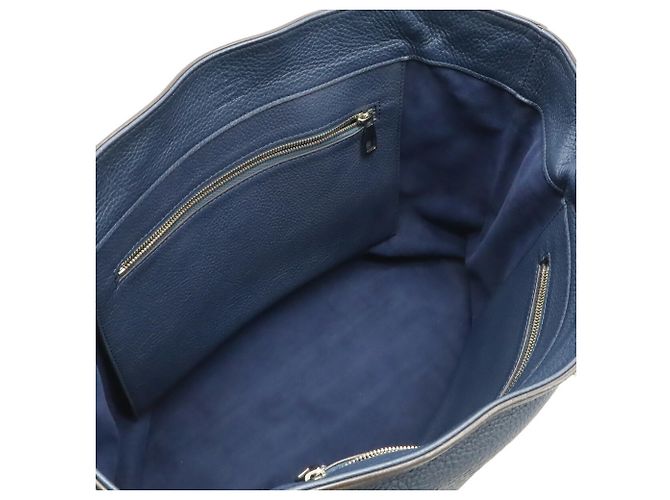 Borsa Tote Louis Vuitton Cabas Voyage Blu navy - vista 6