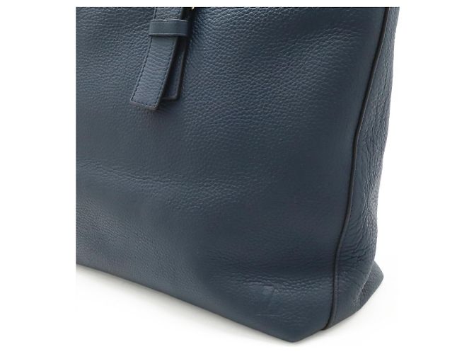 Borsa Tote Louis Vuitton Cabas Voyage Blu navy - vista 9
