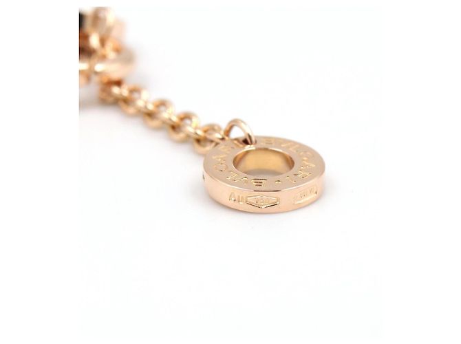 Bulgari Collana da donna Bvlgari in oro rosa 18K con diamante e onice Nero D'oro - vista 4
