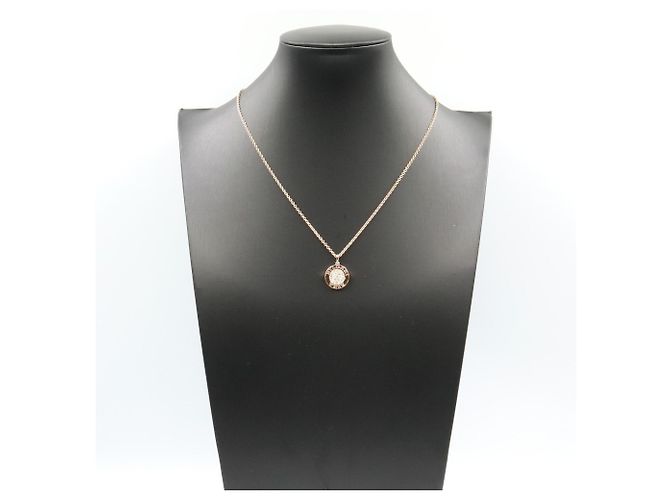 Bulgari Collana da donna Bvlgari in oro rosa 18K con diamante e onice Nero D'oro - vista 7