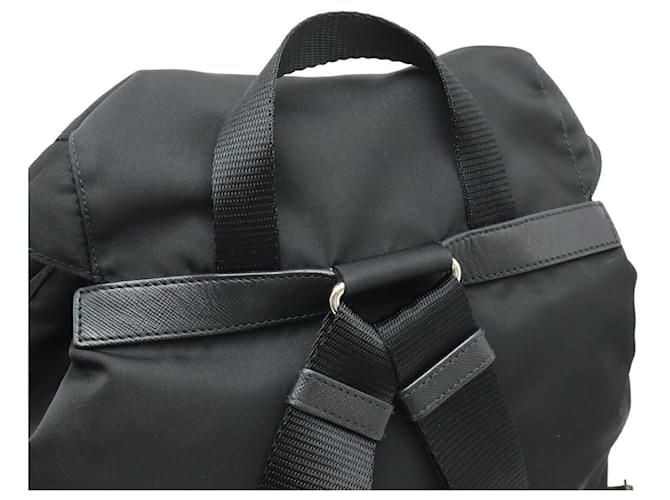 Mochila Prada Triangle Negro - vista 5