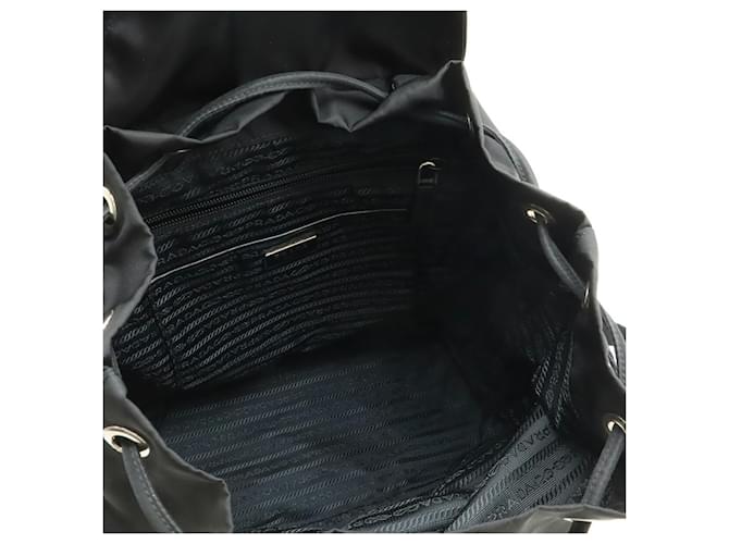Mochila Prada Triangle Negro - vista 8
