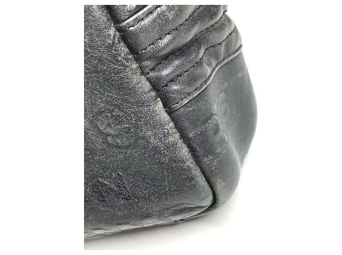 Pochette Chanel in pelle nera Nero - vista 10