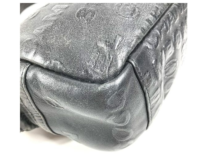 Pochette Chanel in pelle nera Nero - vista 7