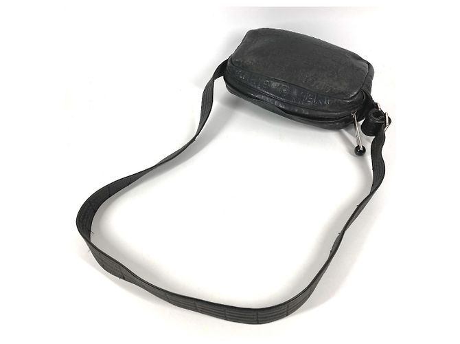 Pochette Chanel in pelle nera Nero - vista 8