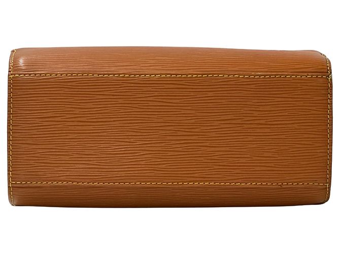 Borsa a mano in pelle Epi Louis Vuitton Marrone D'oro - vista 4