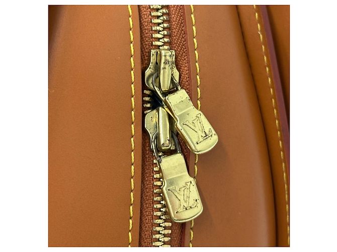 Borsa a mano in pelle Epi Louis Vuitton Marrone D'oro - vista 9