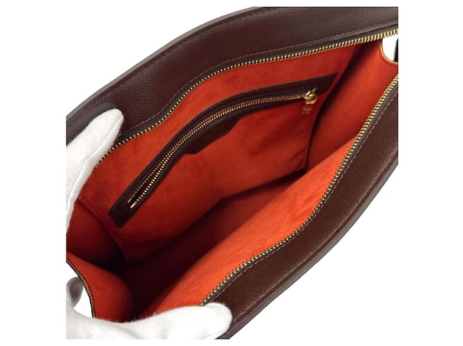 Borsa a mano Louis Vuitton Damier Venice PM Ebene Marrone N51145 Damier ebene - vista 5