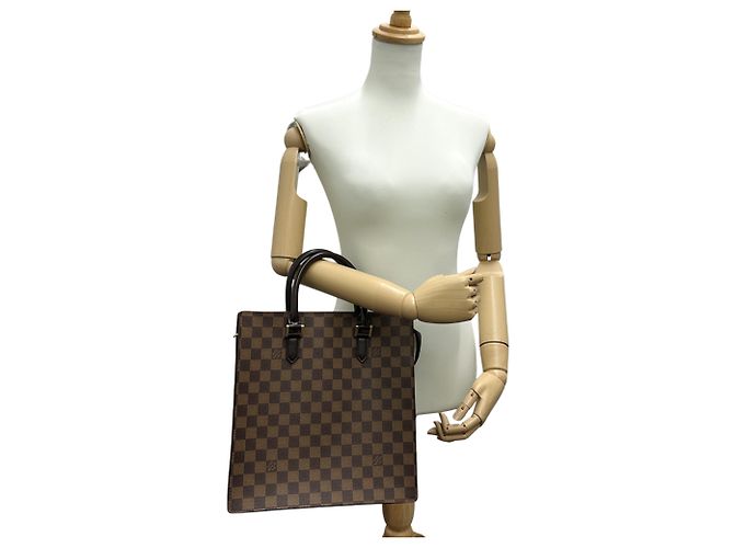 Borsa a mano Louis Vuitton Damier Venice PM Ebene Marrone N51145 Damier ebene - vista 7