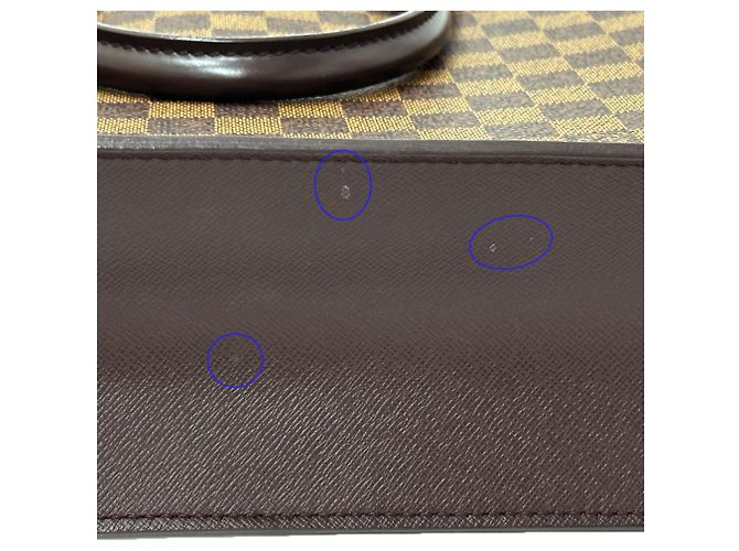 Borsa a mano Louis Vuitton Damier Venice PM Ebene Marrone N51145 Damier ebene - vista 9