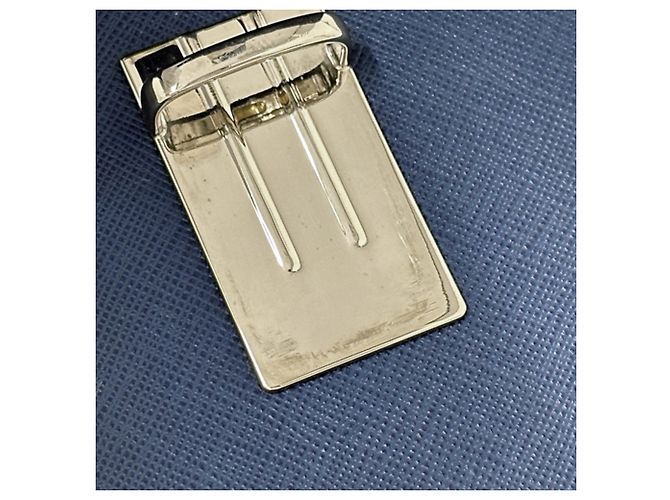 Prada Saffiano Lederhandtasche Blau - Ansicht 10