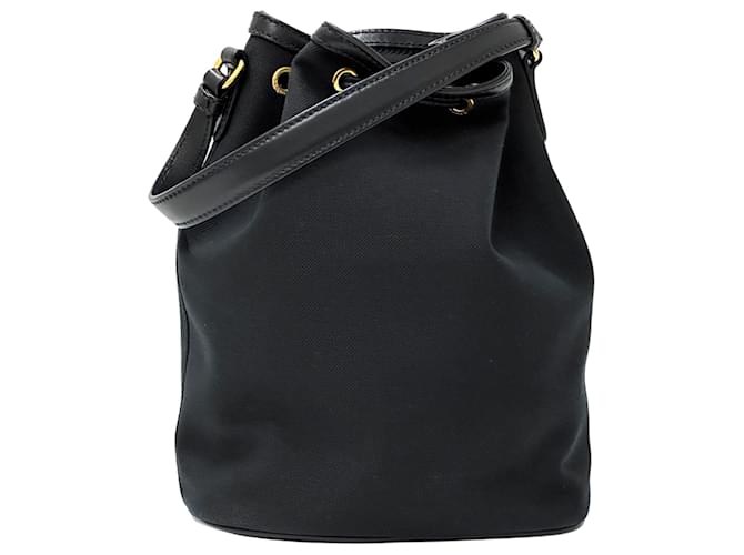 Jacquard Borsa in tela nera Prada Nero - vista 2