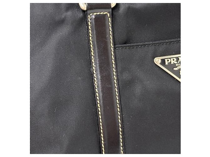 Borsa a mano/Borsa a tracolla in nylon Prada Nero - vista 11