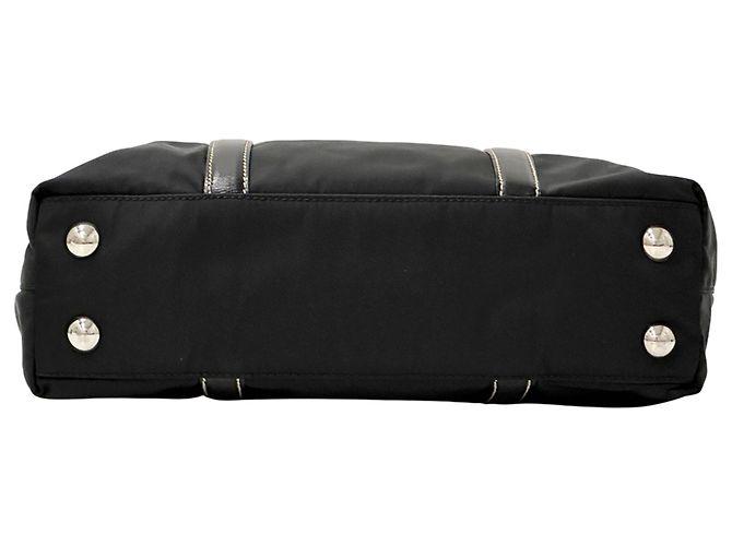 Borsa a mano/Borsa a tracolla in nylon Prada Nero - vista 4
