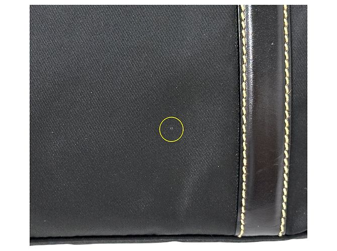 Borsa a mano/Borsa a tracolla in nylon Prada Nero - vista 9