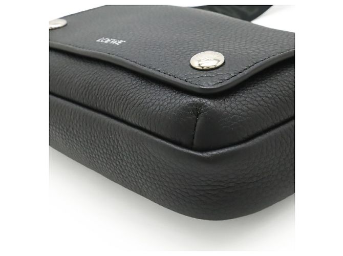 Piccola borsa a tracolla Loewe Pebble Nero - vista 4