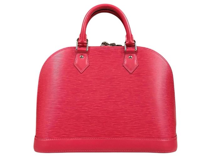 Borsa a Spalla Louis Vuitton Alma PM Epi Rosa - vista 3