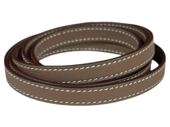 Hermès Borsa a tracolla Hermes Mini Convoyeur Beige - vista 15