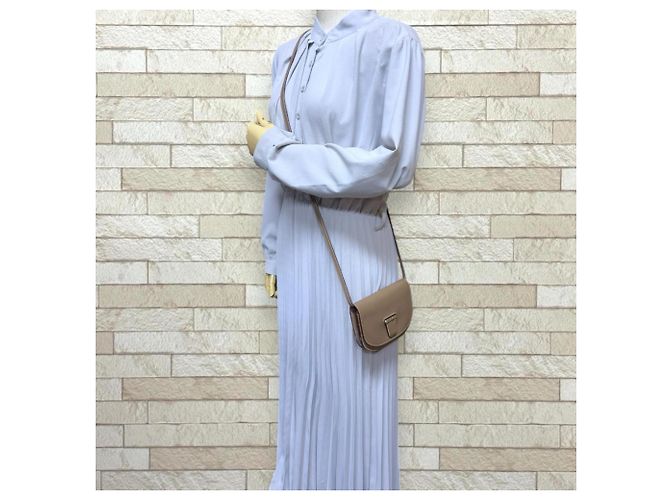 Hermès Borsa a tracolla Hermes Mini Convoyeur Beige - vista 2
