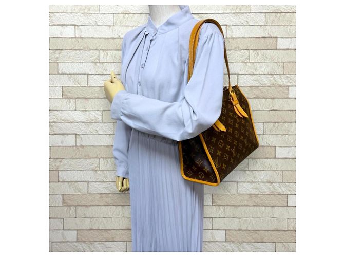Borsa a Spalla Louis Vuitton Popincourt O Monogram Marrone Monogramma - vista 2