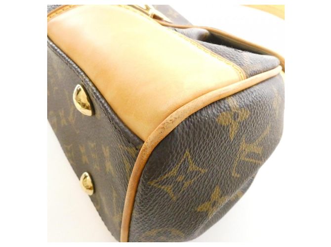 Borsa a Spalla Louis Vuitton Monogram Beverly MM Marrone - vista 3
