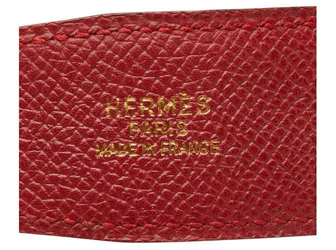Hermès Hermes Constance H-belt mit reversiblem Design Schwarz Rot - Ansicht 6