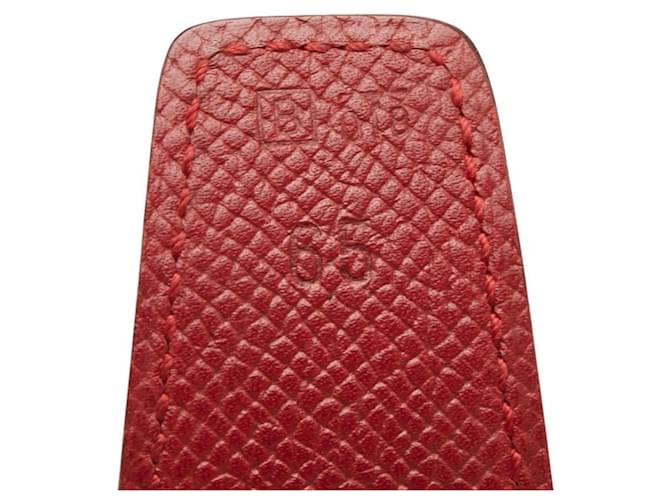 Hermès Hermes Constance H-belt mit reversiblem Design Schwarz Rot - Ansicht 7
