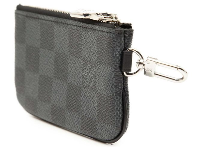 Borsa Messenger Trio Louis Vuitton Damier Graphite Marrone Nero - vista 2