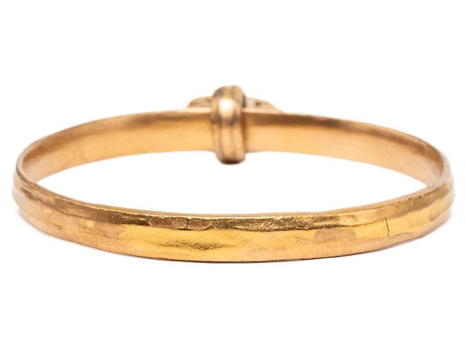 Timeless Bracciale rigido vintage Chanel Coco Mark D'oro - vista 3