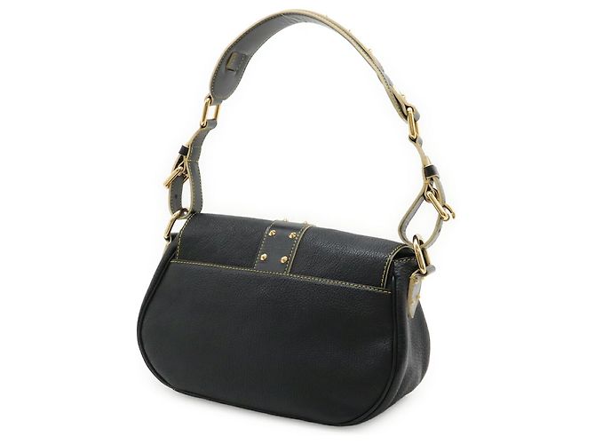 Borsa a tracolla Louis Vuitton Suhali Confidant Nero - vista 3