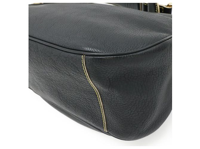 Borsa a tracolla Louis Vuitton Suhali Confidant Nero - vista 4