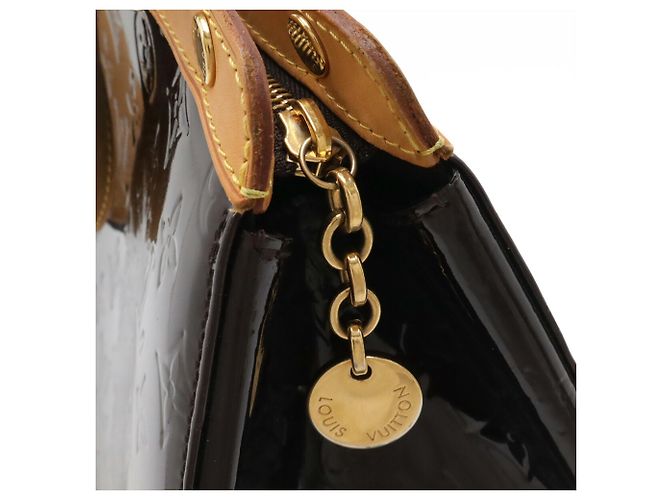 Borsa Louis Vuitton Monogram Vernis GM Bordò - vista 5