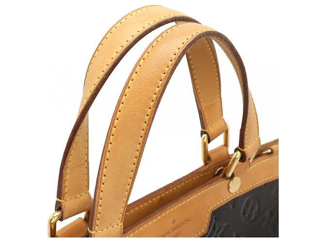 Borsa Louis Vuitton Monogram Vernis GM Bordò - vista 6