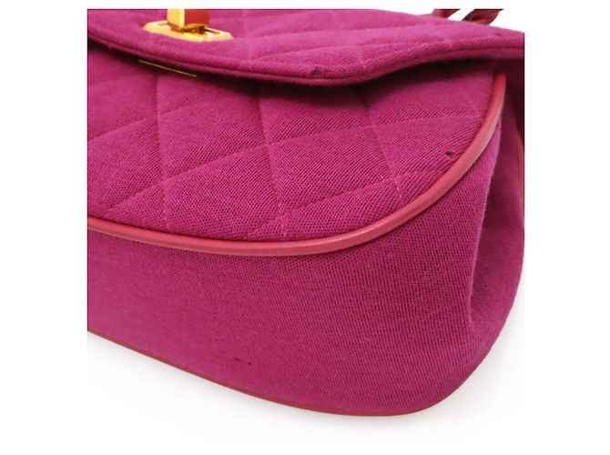 Bolso Chanel Matelassé Canvas Púrpura - vista 4