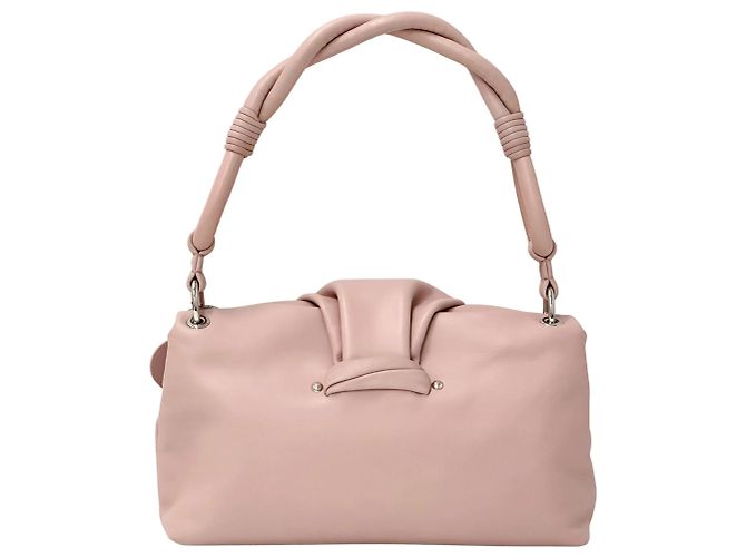 Borsa a tracolla in pelle rosa Christian Dior - vista 2