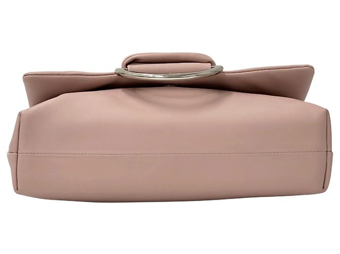 Borsa a tracolla in pelle rosa Christian Dior - vista 4