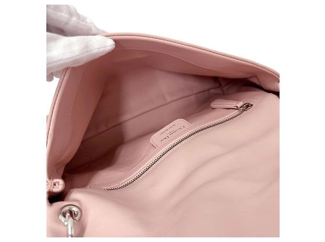 Borsa a tracolla in pelle rosa Christian Dior - vista 5