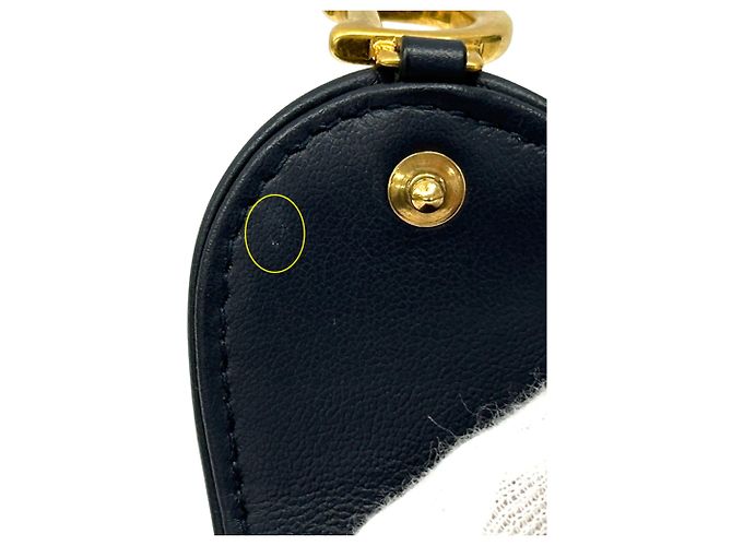 Tarjetero Christian Dior Beige Azul marino - vista 7